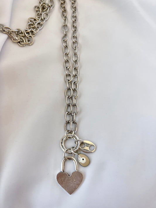 Beige Heart Lock